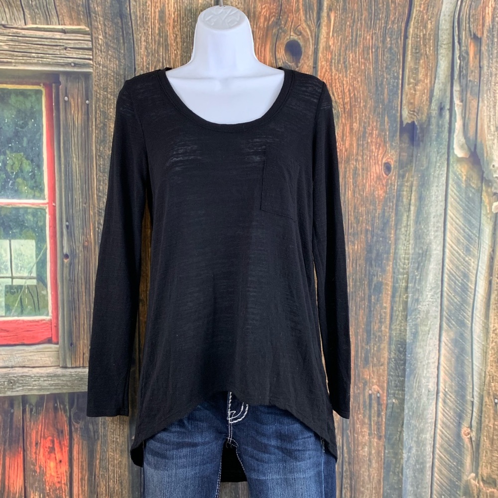 Michael Stars long-sleeve sheer tee